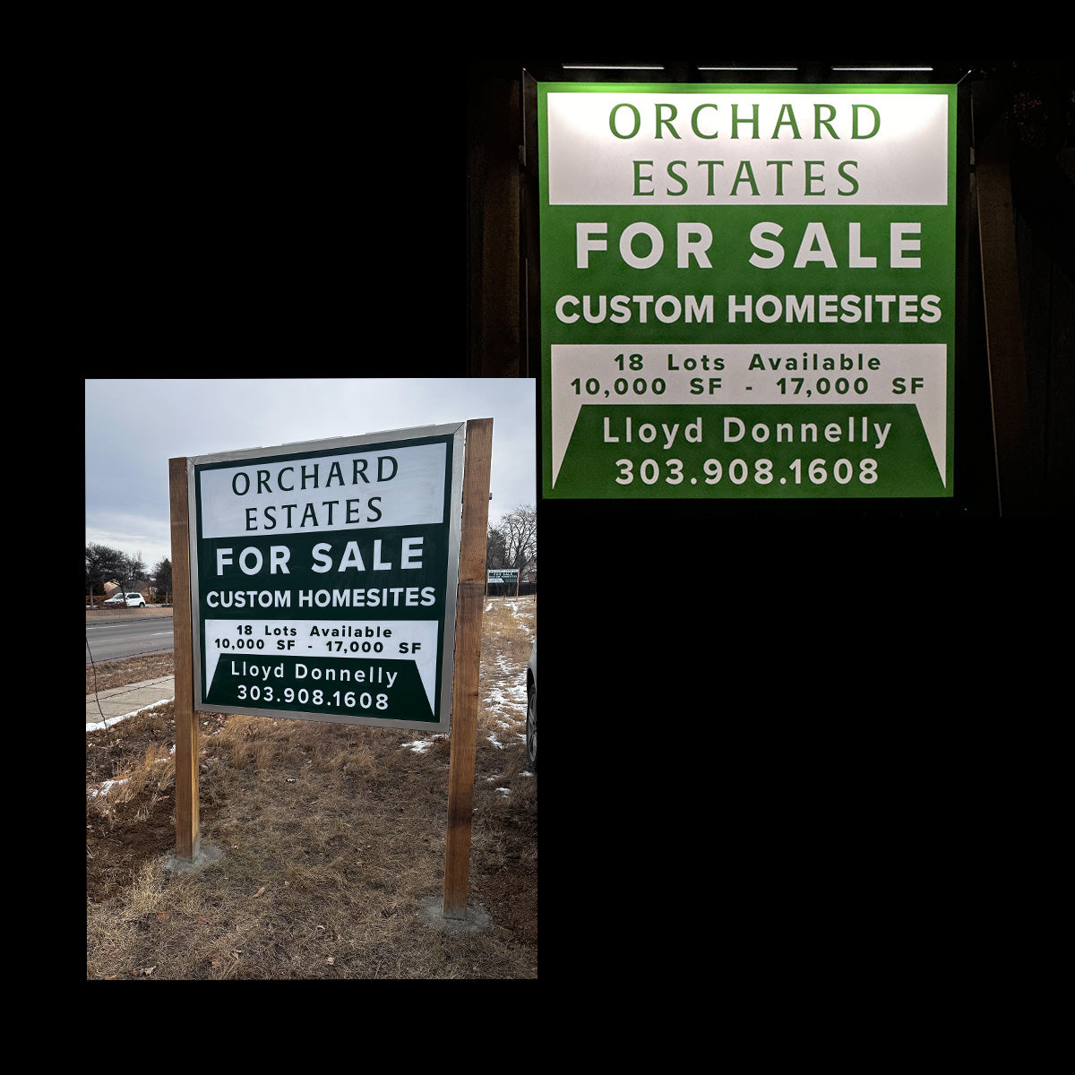 Commercial Solar Sign (48"x48")